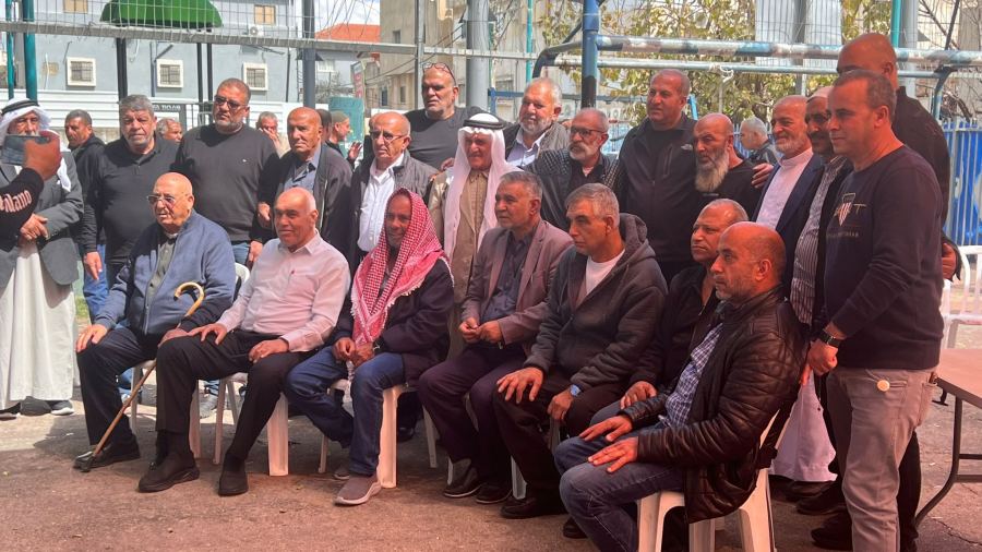 الرملة عقد راية الصلح بين عائلتي الشمالي وابومعمر